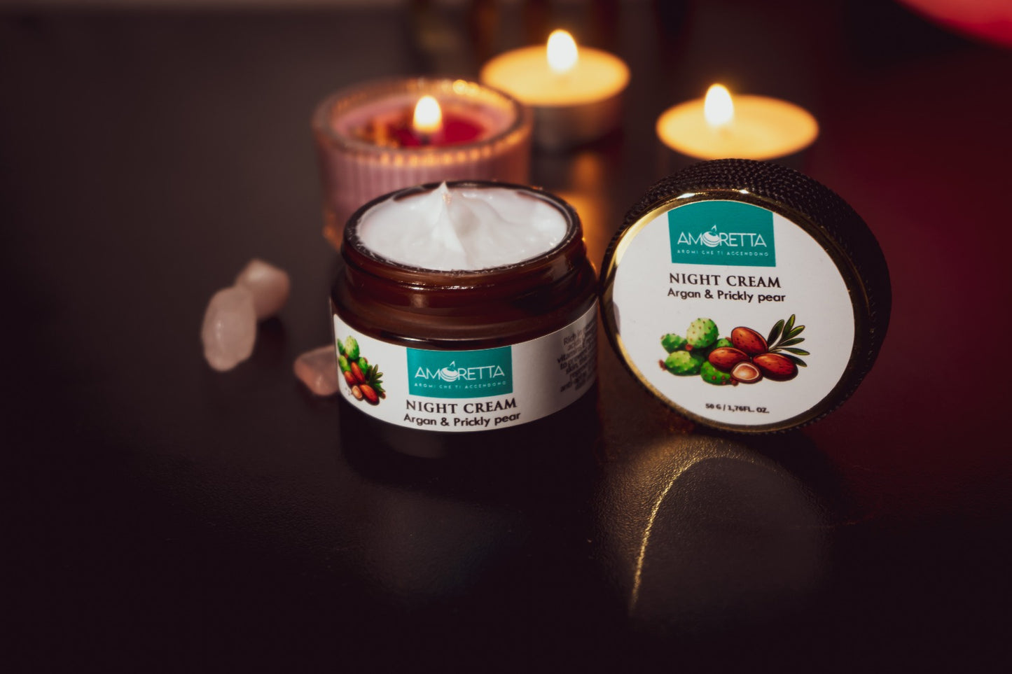 Night Cream Argan & Fico d’India – Trattamento Rigenerante Notturno