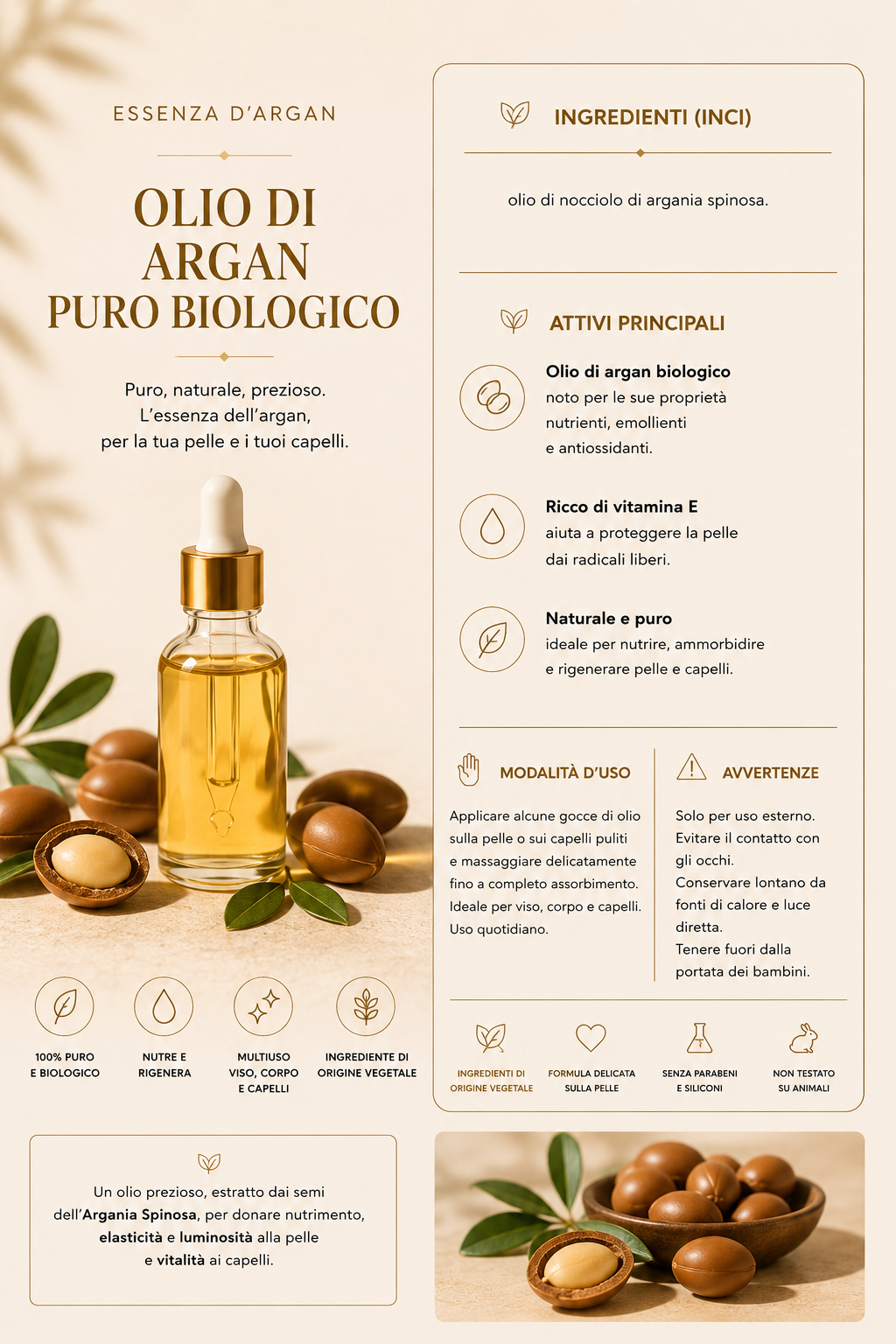 Olio di Argan Puro – Elisir di Bellezza Naturale