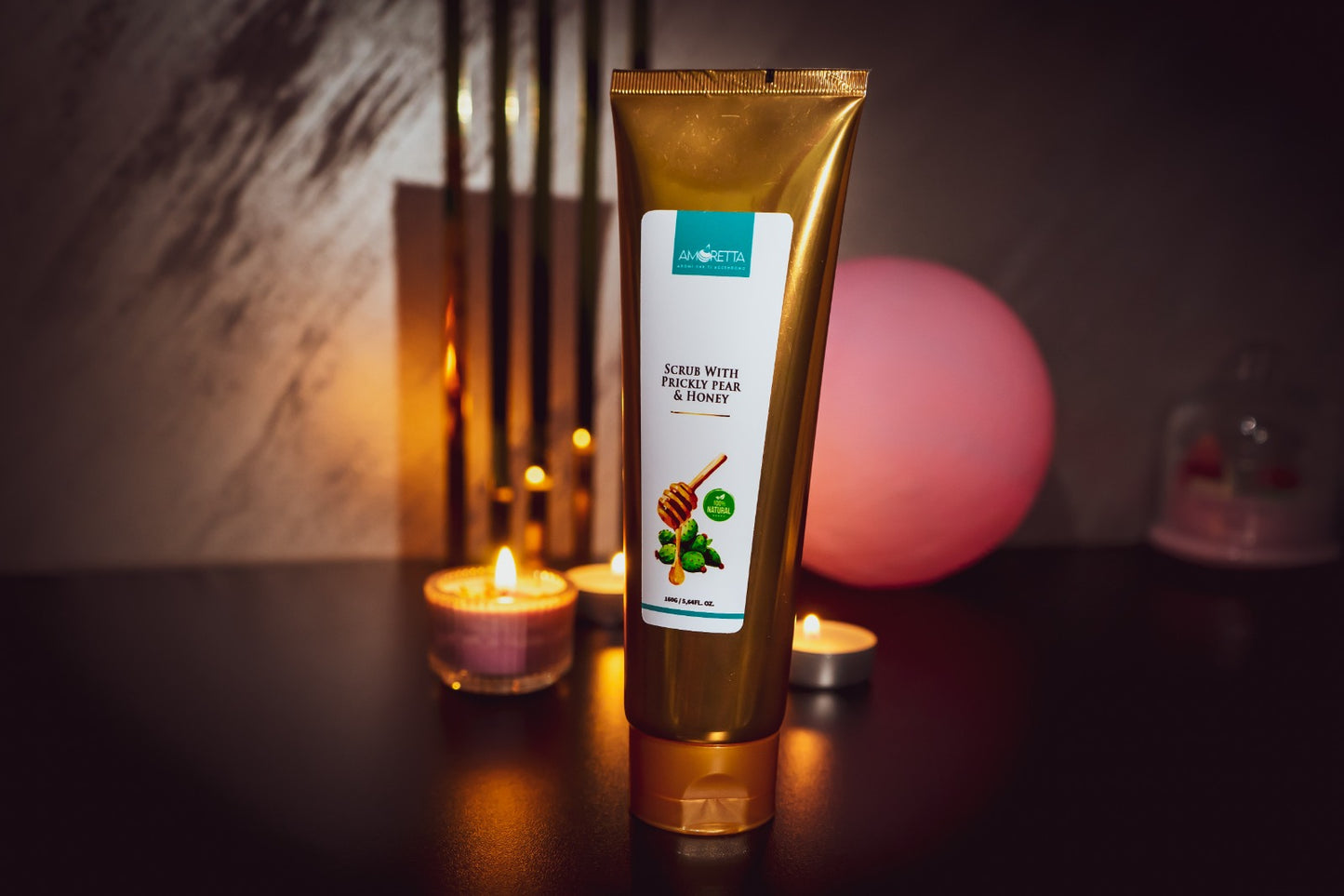 Prickly Pear & Honey Scrub – Esfoliazione Nutriente e Rigenerante