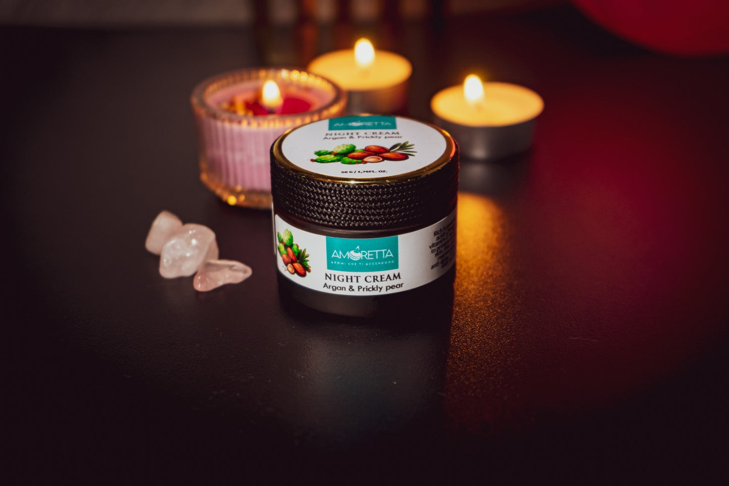Night Cream Argan & Fico d’India – Trattamento Rigenerante Notturno